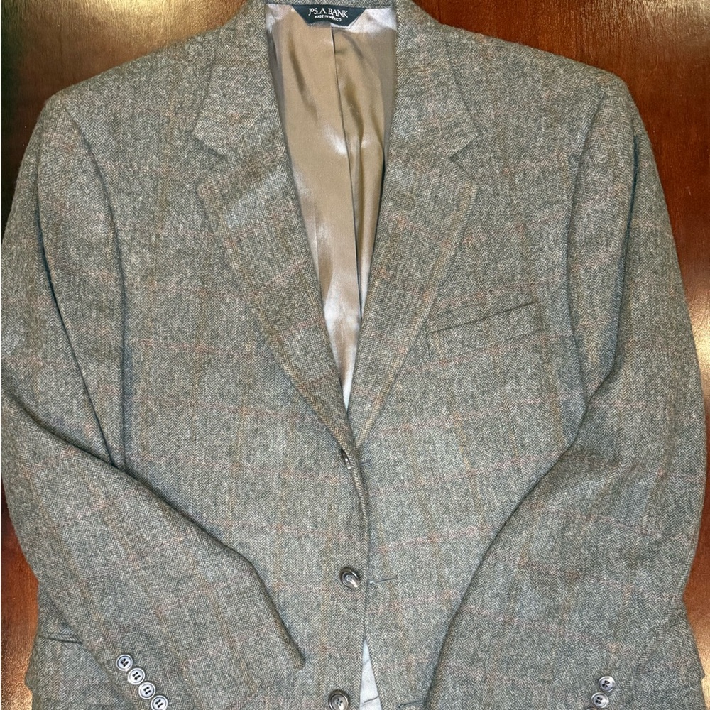 Jos A Bank 100% Camel Hair Blazer Sportcoat Size 43R